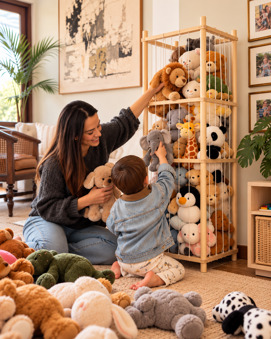 Organizador de Peluches o Pelotas
