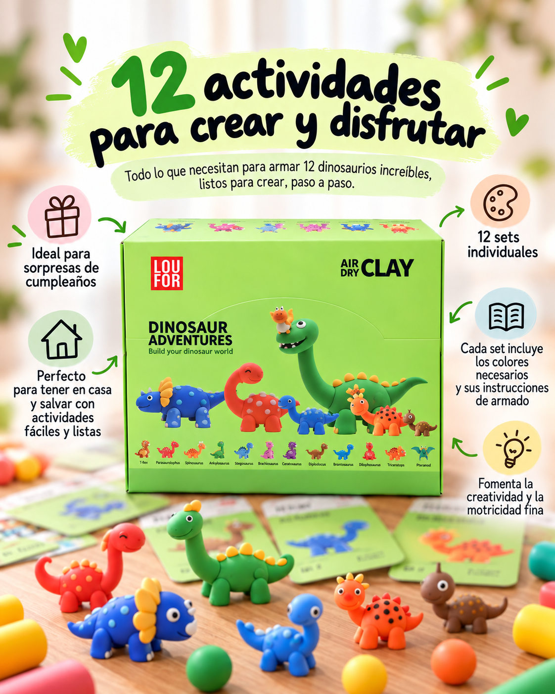 Caja Aventura de Dinosaurios!