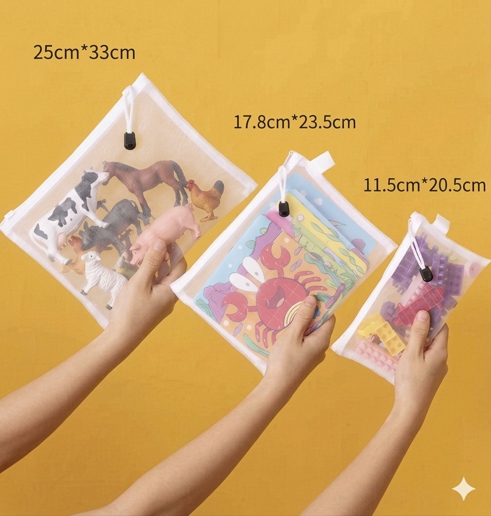Estuches Organizadores De Juguetes De Niños (Pack de 3)